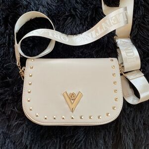 Valentino Orlandi Cream Crossbody Bag